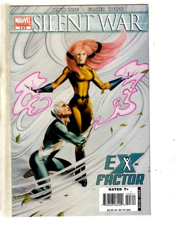 Silent War Complete Marvel Comics LTD Series # 1 1 2 3 4 5 6 Inhumans Bolt MF10