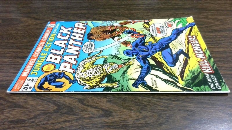 JUNGLE ACTION #6 1st Appearance ERIK KILLMONGER Sept 1973 Marvel Black Panther 