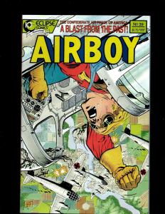 Lot of 12 Airboy Eclipse Comics Comic Books #38-48, Airboy Meets Prowler #1 JF21