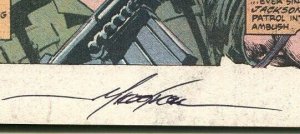 John Sable, Freelance #6 1984-First-Mike Grell signed splash page-origin-VF