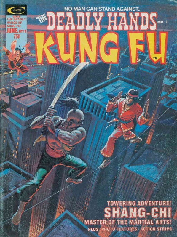 Deadly Hands of Kung Fu #13 COVERLESS ; Marvel | low grade comic Magazine Shang-