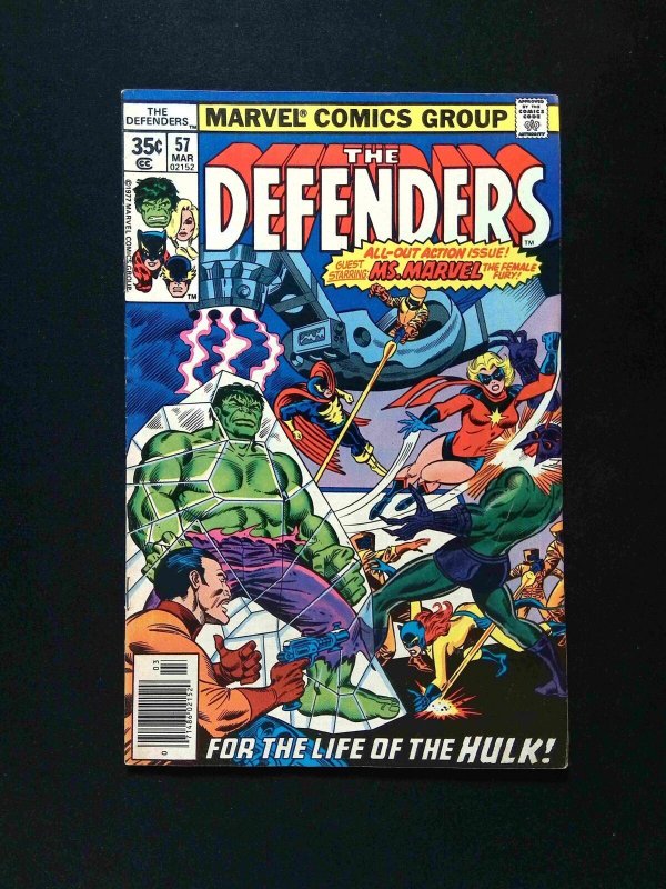 Defenders #57  MARVEL Comics 1978 FN NEWSSTAND