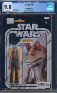 Star Wars #32 CGC 9.8 Jar Jar Binks Action Figure Variant Cover Marvel 2023