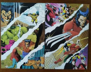 Wolverine Saga #1 & 2 - Lot Rob Liefeld Frank Miller Spider-Man Phoenix - 1989