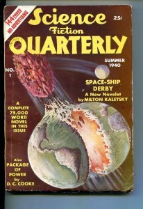 PULP:  SCIENCE FICTION QUARTERLY-#1-SUM 1940-PULP FICTION-SOUTHERN STATES PED...