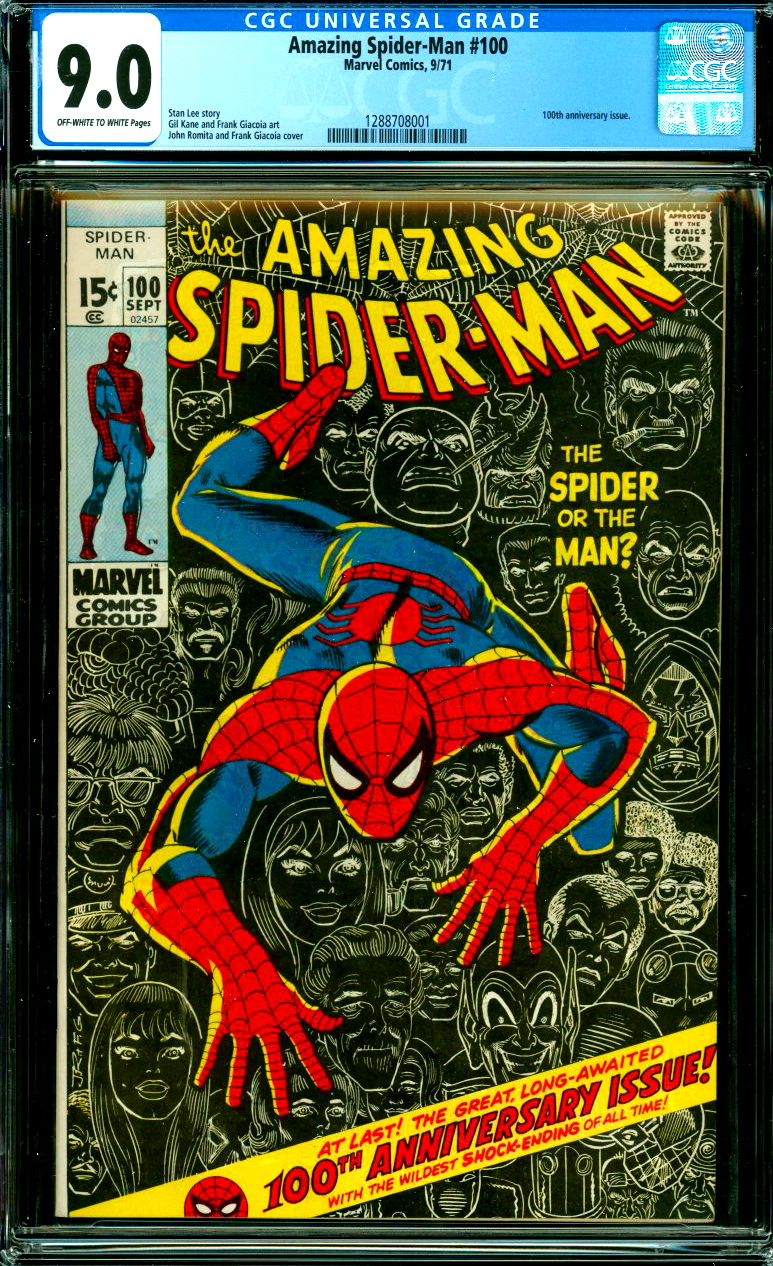 Amazing Spider-Man #100 CGC Graded 9.0 100th Anniversary Issue | Comic