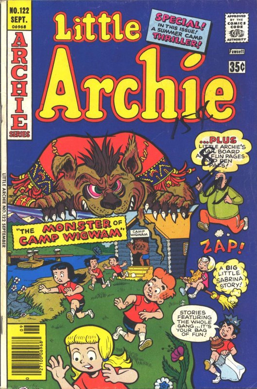 Little Archie #122 GD ; Archie | low grade comic September 1977 Monster of Camp 