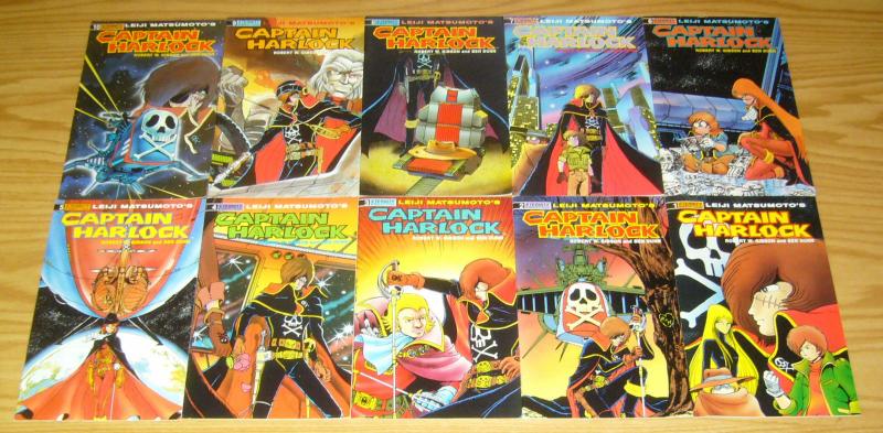 Captain Harlock #1-13 VF/NM complete series BEN DUNN leiji matsumoto set manga