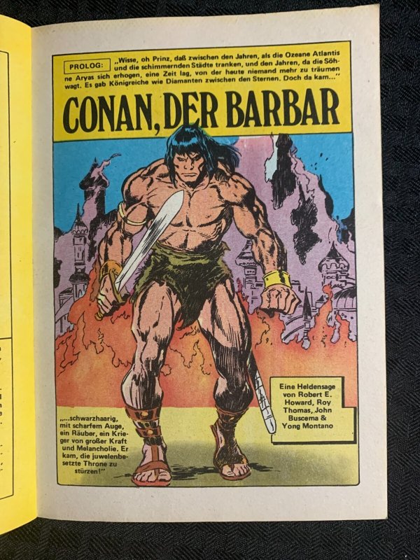 1981 CONAN THE BARBARIAN Condor Marvel German Digest Comic #7 FN+ 6.5