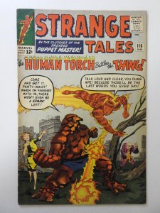 Strange Tales #116 (1964) VG- Condition ink bc