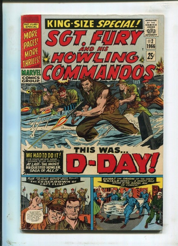 SGT. FURY SPECIAL #2 - A DAY OF THUNDER! - (6.0) 1966