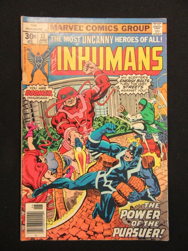 Inhumans #11 1st App of Korath the Pursuer 1977 - Marvel Comics VG