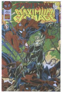 Spider-Man: Maximum Clonage Omega (1995) WRAPAROUND FOIL COVER / ID#167-A