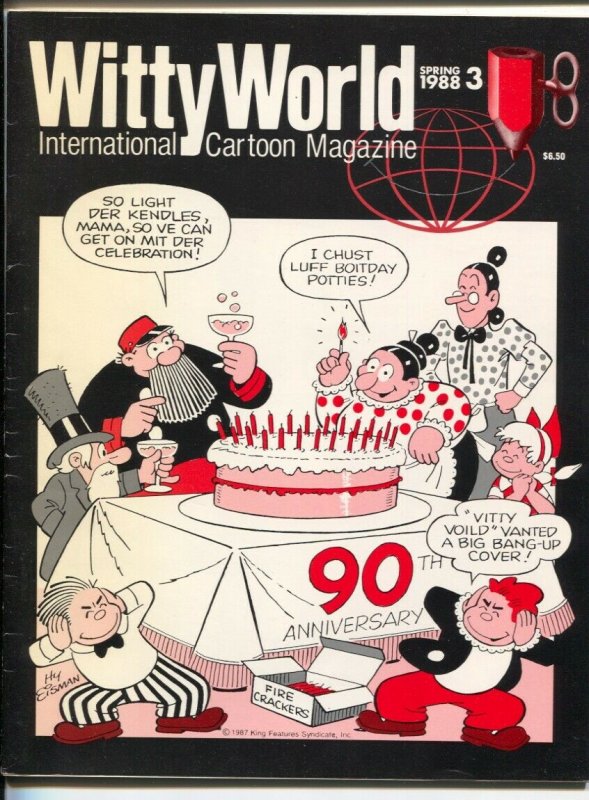 Witty World #3 1988-International Cartoon Magazine-Katzenjammer Kids-Ralph Ba...