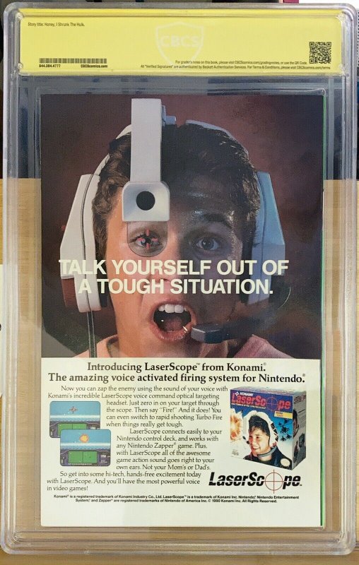 Incredible Hulk #377 CBCS 9.2 RARE HTF Dale Keown signed 1st Print