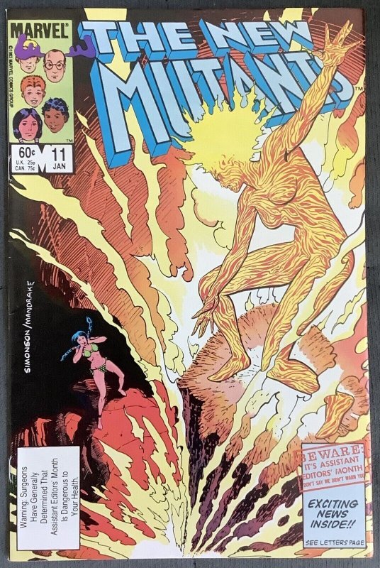 New Mutants #11 (1984, Marvel) VF/NM