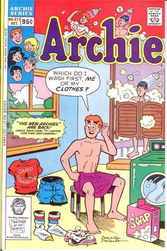 ARCHIE  (1942-     )371 VF-NM October 1989 COMICS BOOK