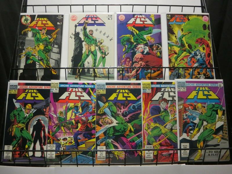 FLY (1983-1984 ARCHIE) 1-9 STERANKO cvrs, DITKO art