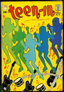 Teen-In Comics #4 1969- Tippy Teen- Wild cover G/VG