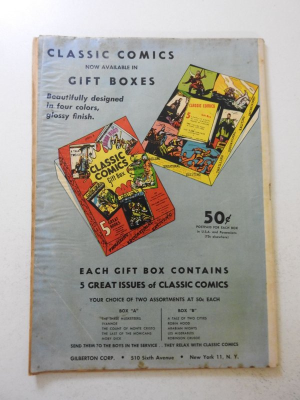 Classic Comics #16 (1943) GD Condition see desc 1st Print