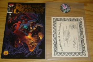 Dark Crossings #1 VF/NM dynamic forces gold foil variant w/COA (2800 of 3000)