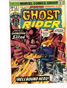 Ghost Rider #9 (1974) NM- 50% OFF SALE WOW! GR vs Satan! BEANTOWN CERTIFICATE!