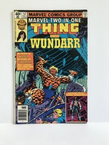 Marvel Two-In-One #57 Thing And Wundarr