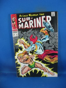 SUB MARINER 4 F VF  1968 MARVEL