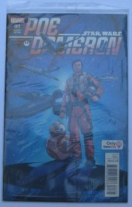 Poe Dameron #1, Game Stop variant (Jun 2016, Marvel), NM-MT condition (9.8)