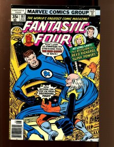 FANTASTIC FOUR #197 - NEWSSTAND - COVER BY GEORGE PEREZ (7.5 OB) 1978