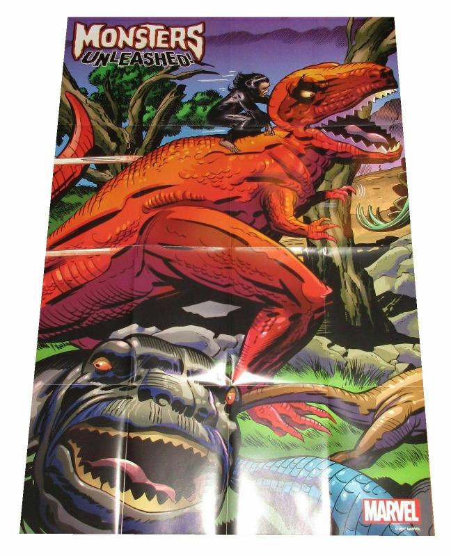 Monsters Unleashed Folded Promo Poster Devil Dinosaur (24 x 36) - New!