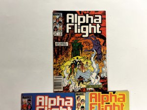 3 Alpha Flight Marvel Comics #22 23 24 Hulk Avengers Hulk Iron-Man Thor 89 JS3