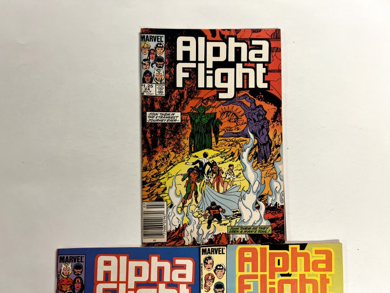 3 Alpha Flight Marvel Comics #22 23 24 Hulk Avengers Hulk Iron-Man Thor 89 JS3