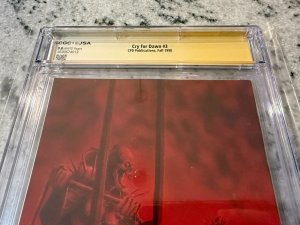 Cry For Dawn # 3 CGC Graded 9.8 Comic Book Signed 2X Linsner JSA Authentic JH25