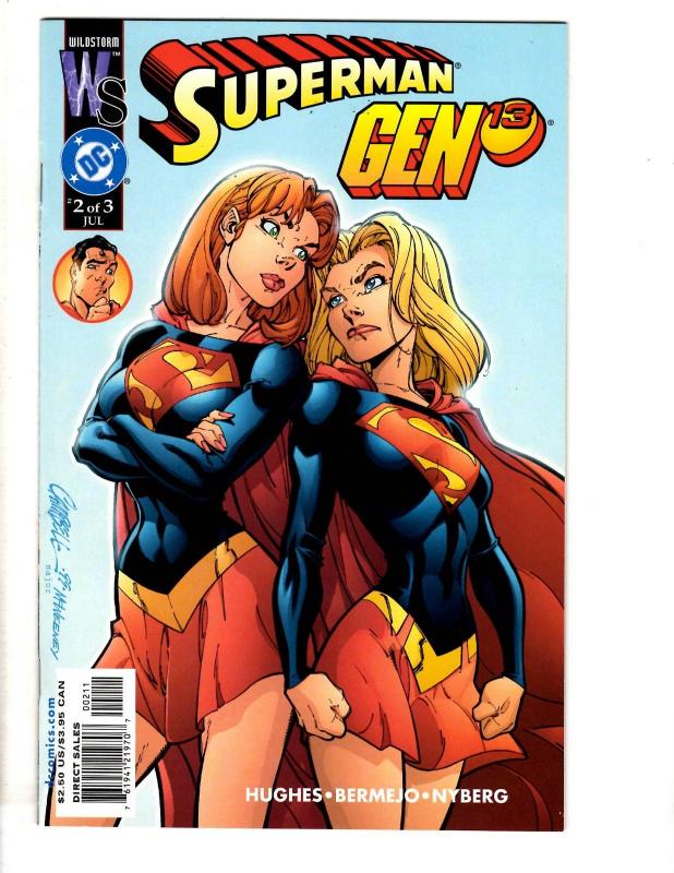 7 DC Comics Superman Gen 13 # 1 2 (2) 3 + Earth's End + Stealers + Gallery CR22