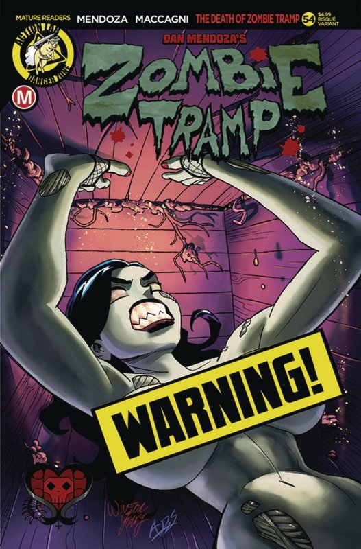 ZOMBIE TRAMP #54 COVER B WINSTON YOUNG RISQUE VARIANT (MR)