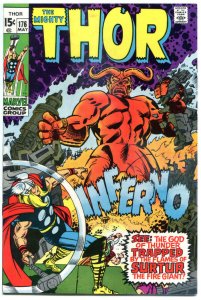 THOR #176, VF+/NM, God of Thunder, Stan Lee, Jack Kirby, 1966,more Thor in store