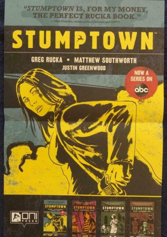 STUMPTOWN Promo Poster, 11 x 17, 2020 ONI Unused more in our store 581