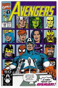 The Avengers #329 Direct Edition (1991)