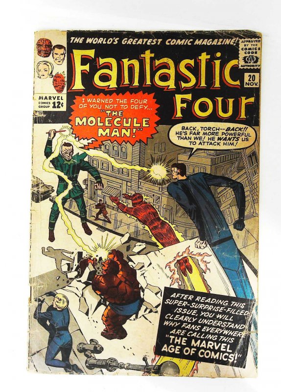 Fantastic Four (1961 series)  #20, VG- (Actual scan)