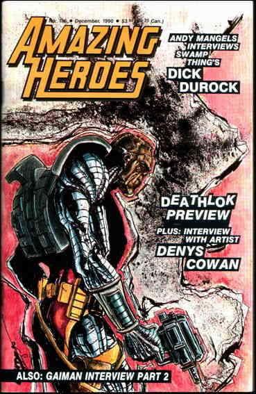 Amazing Heroes #186 VF/NM; Fantagraphics | save on shipping - details inside