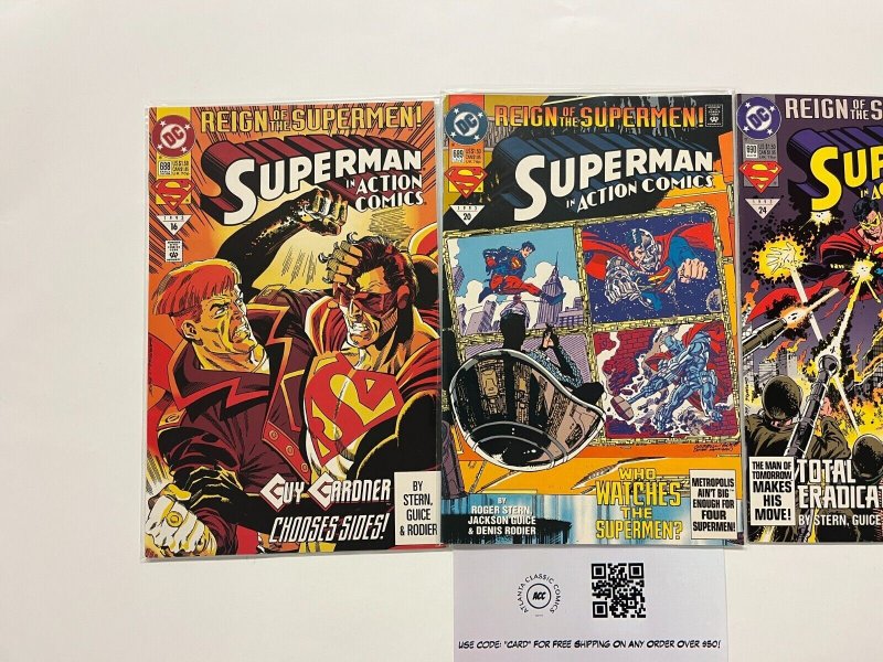 3 Superman in Action Comics DC Comics Books # 16 20 24 20 MS7