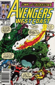 Avengers West Coast #54 (1990) West Coast Avengers / Avengers West Coast