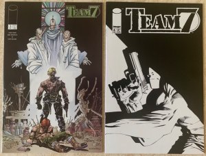 TEAM 7 1-4 + DEAD RECKONING 1-3 + OBJECTIVE HELL 1-3 | 11 TOTAL | VF TO VF/NM