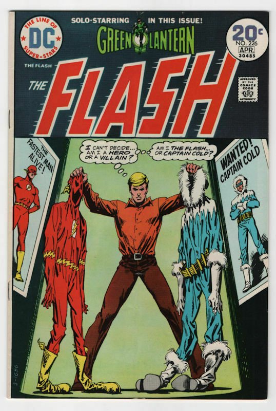 Bronze Age Flash Comics #226 6.0 Fine condition & Solo Story Green Lantern 1973