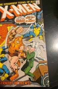 The X-Men #67 (1970)Juggernaut attack, new art and story