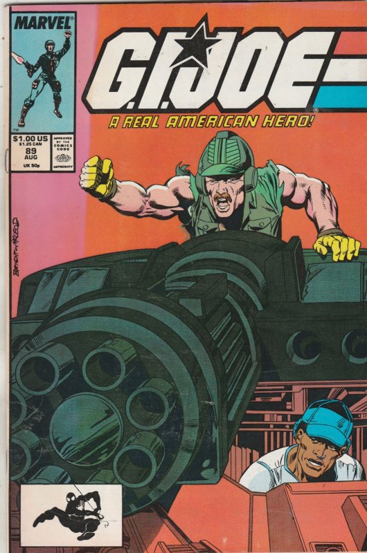 G.I. Joe: A Real American Hero #89 (1989) High-Grade VF/NM 1st Wildcard Wow!