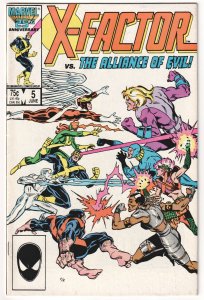 X-Factor #5 (1986) 1st Apocalypse cameo