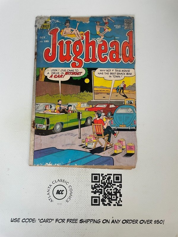 Jughead # 185 PR Archie Comic Book Betty Veronica Reggie Riverdale 7 J225