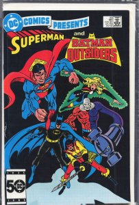 DC Comics Presents #83 Direct Edition (1985) Batman and the Outsiders